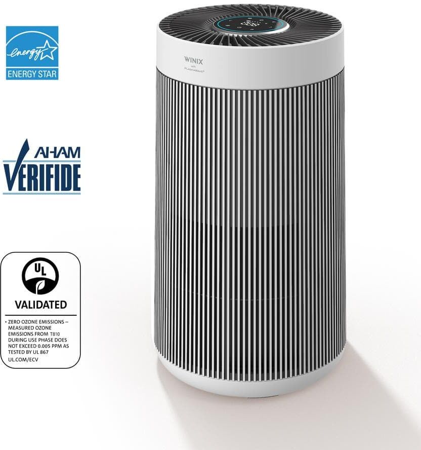 Winix T810 True HEPA Air Purifier with Plasmawave Technology Max Capacity Of 1968 Sq. ft.