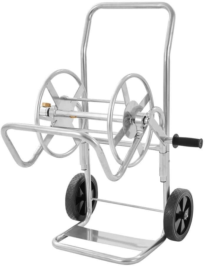 VEVOR Hose Reel Cart, Hold Up to 200 ft. of 5/8 in. Hose (Hose Not Included) Garden Water Hose Carts Mobile Tools with Wheels