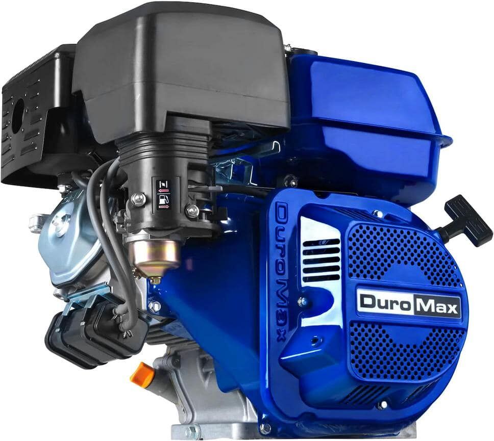 DUROMAX 440cc 1 in. Gasoline Multi-Purpose Horizontal Key Shaft Recoil Start Portable Engine 50-State