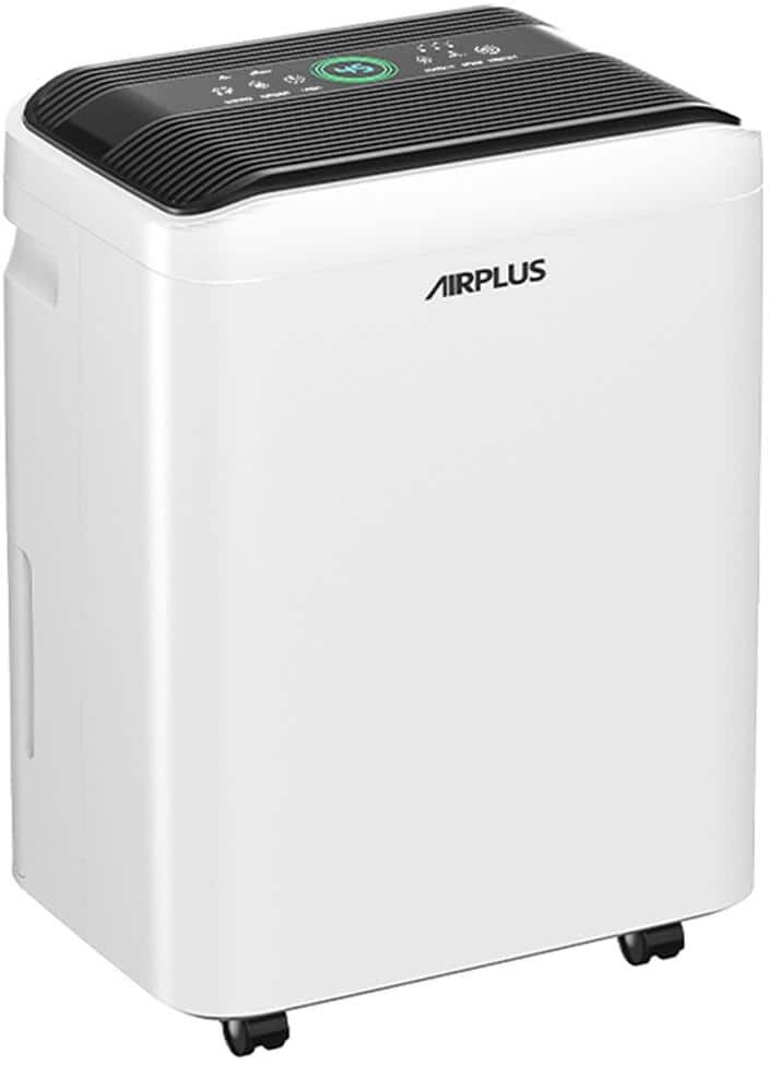 Edendirect 70 pt. 4,500 sq. ft. Dehumidifier in White with Drain Hose and Bucket, Auto Defrost, Low Noise, Dehumidify Efficiently