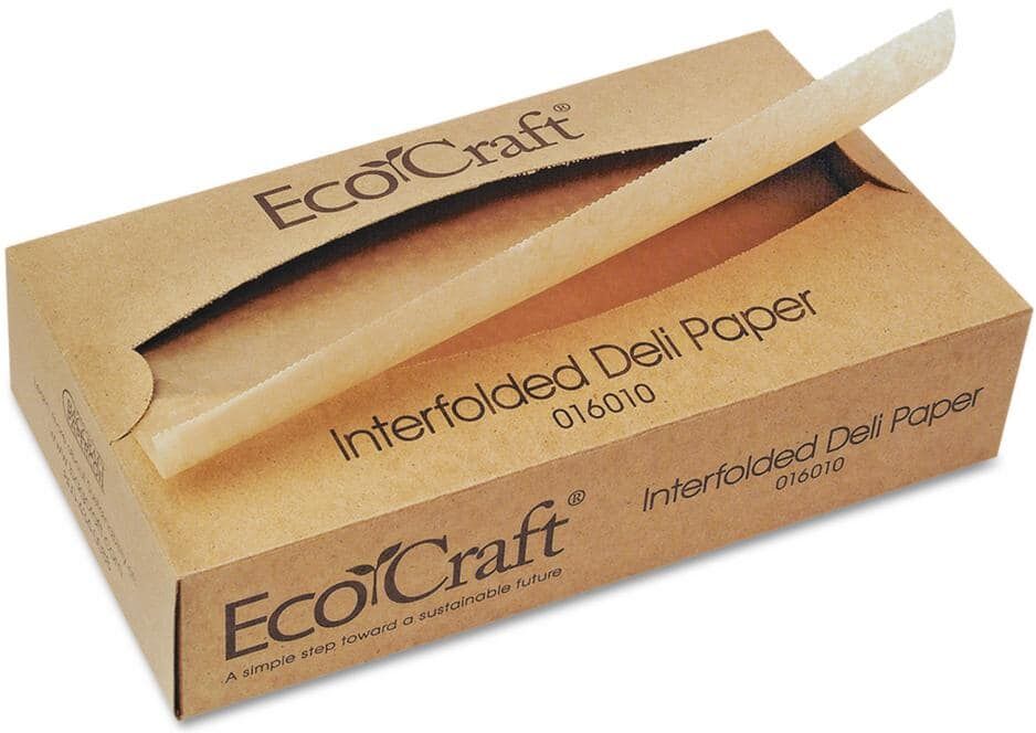 Bagcraft EcoCraft Interfolded Soy Wax Deli Sheets, 10 x 10.75 (6000-Pack)