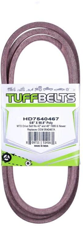 MTD Lawn Tractor Drive Belt fits 42 in. and 46 in. 1999 and Newer Replaces 9540467A