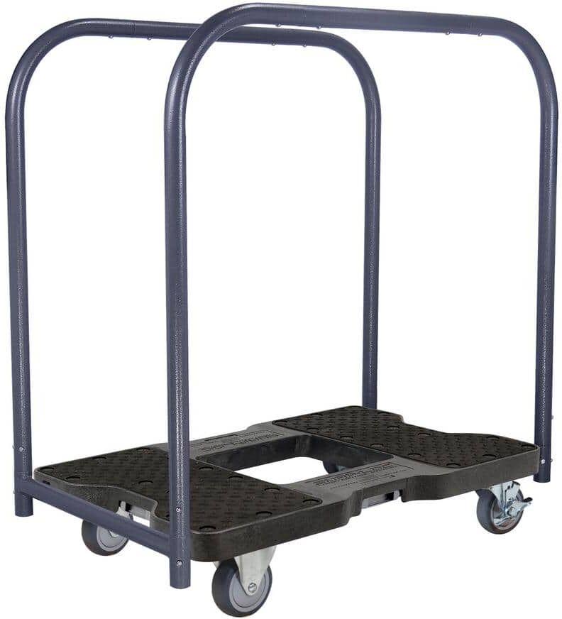 SNAP-LOC 1,200 lbs. Polypropylene Professional E-Track Panel Cart Dolly in Black