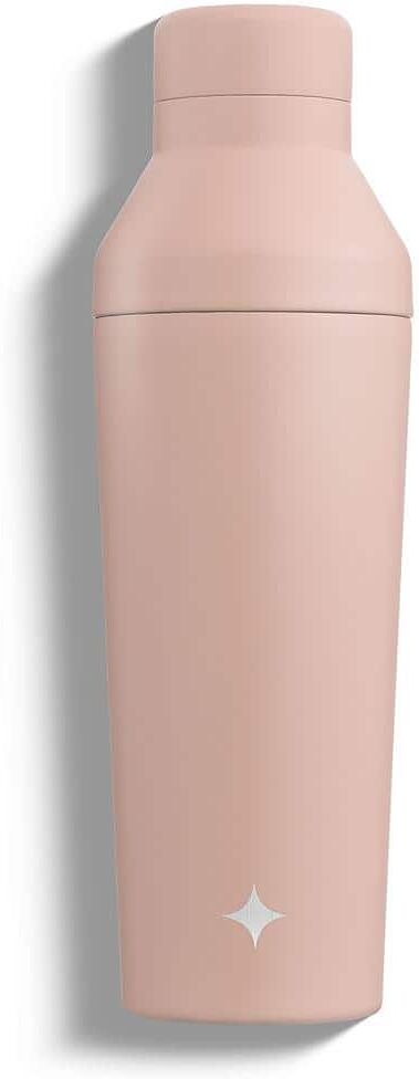 JoyJolt 20 oz. Pink Vacuum Insulated Stainless Steel Cocktail Protein Shaker