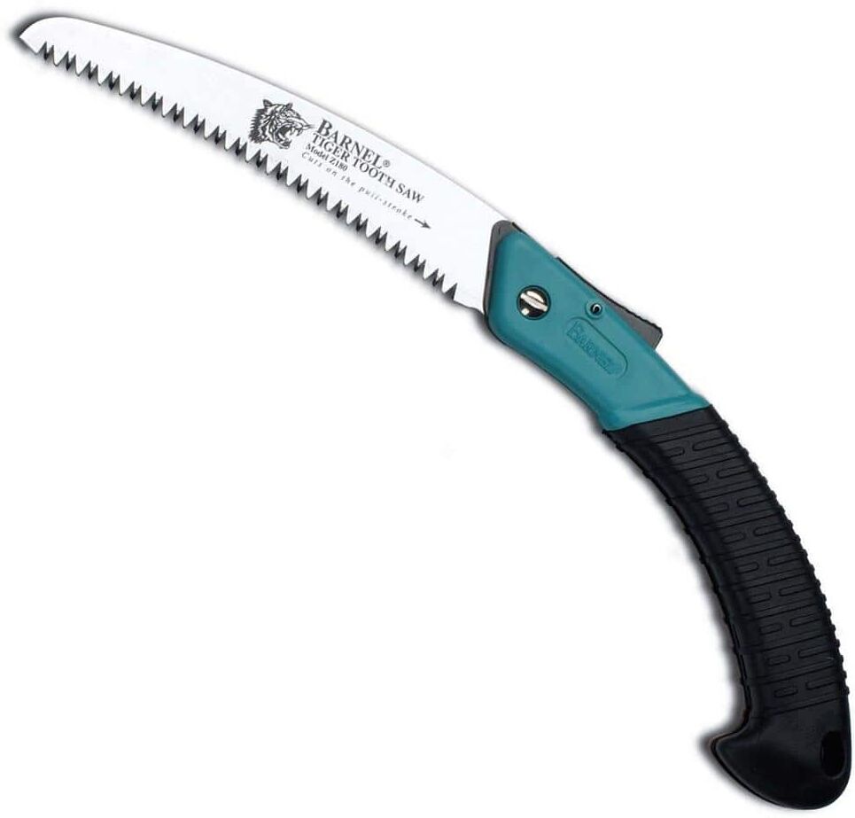 BARNEL USA 7 in. Compact Folding Curved Blade Pull-Cut Saw