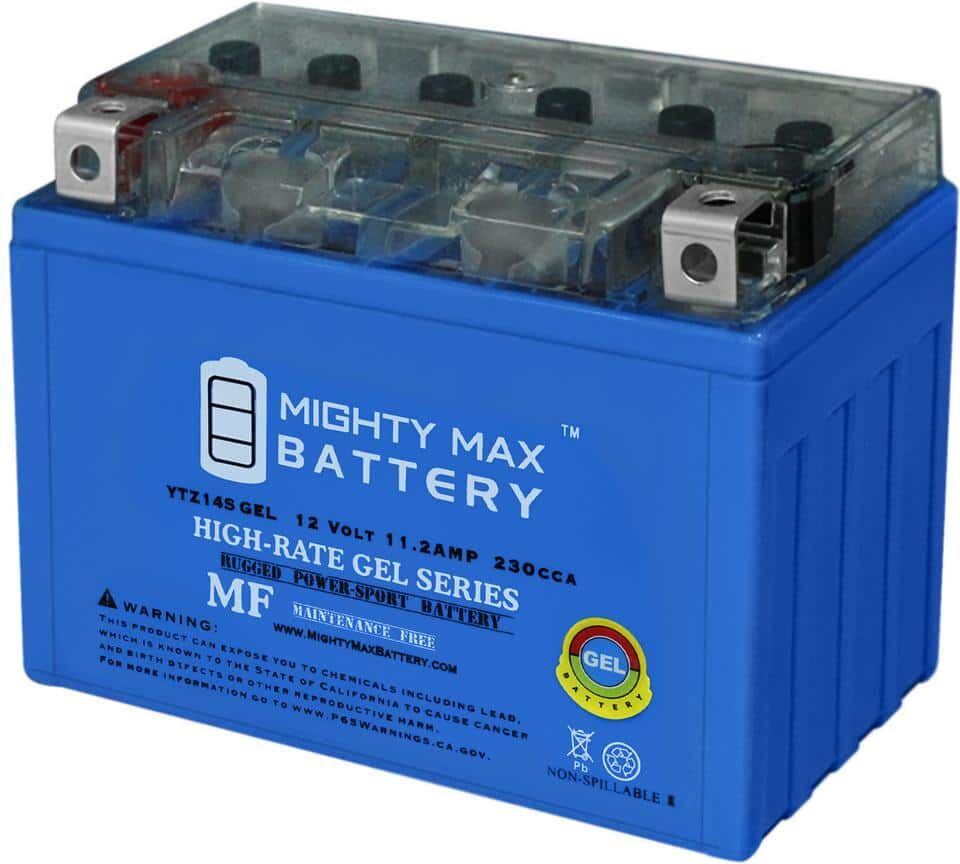 MIGHTY MAX BATTERY YTZ14S GEL Replacement Battery Compatible with BMW 1250 R1250RT, R, RS 19-22