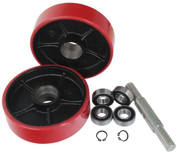 Eoslift Standard EOS09 Complete Replacement Pallet Jack Steering Wheel Set 7 in. Diameter x 2 in. Hub Length x 20 mm ID