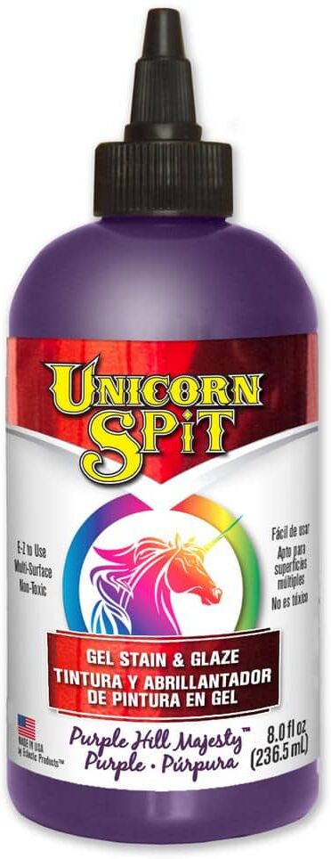 Unicorn SPiT 8 fl. oz. Purple Hill Majesty Gel Stain and Glaze Bottle (6-Pack)