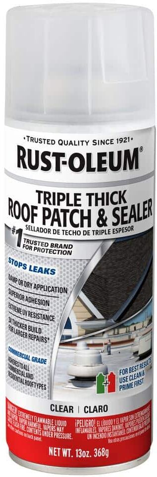 Rust-Oleum 13 oz. Clear Triple Thick Roof Patch & Sealer (6 Pack)