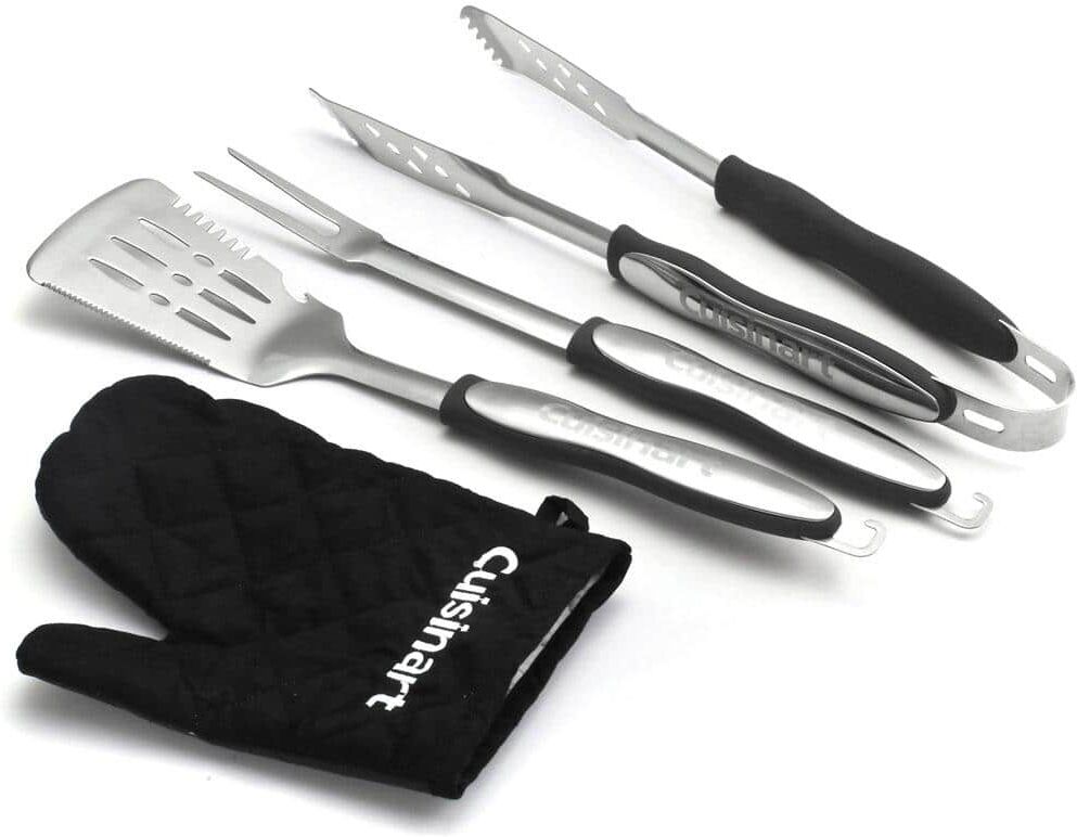 Cuisinart Black Cooking Accessory Grilling Tool Set (3-Piece)