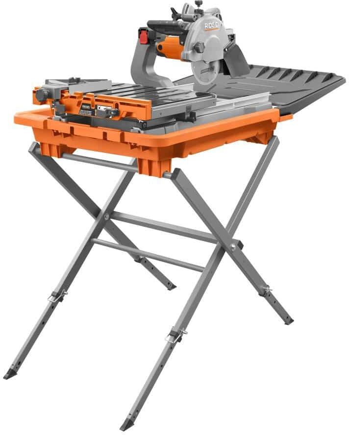 RIDGID 12 Amp 8 in. Blade Corded Wet Tile Saw with Extended Rip