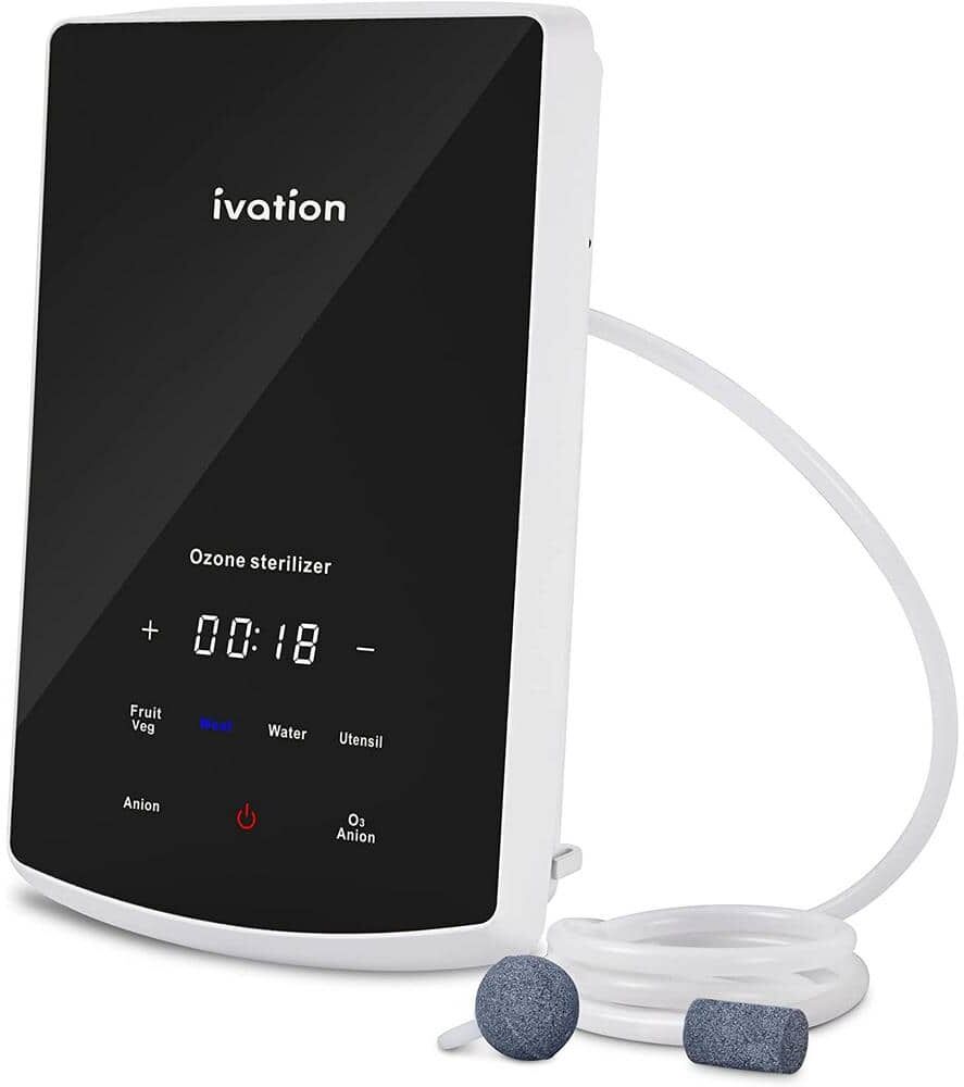 Ivation Multipurpose Ozone Sterilizer for Air and Water Air Purifier Portable Home Deodorizing and Disinfecting System