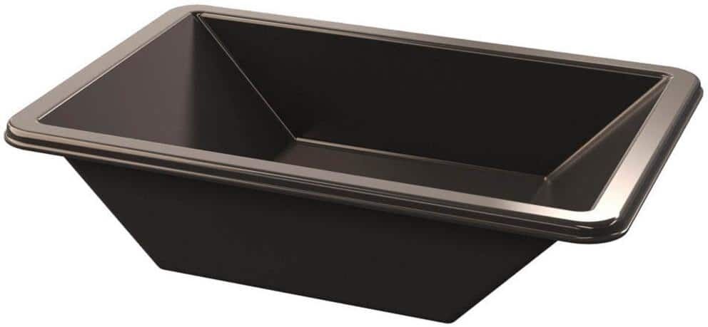 Bon Tool 3 Cu. Ft. Black Poly Mortar Mixing Tub Box