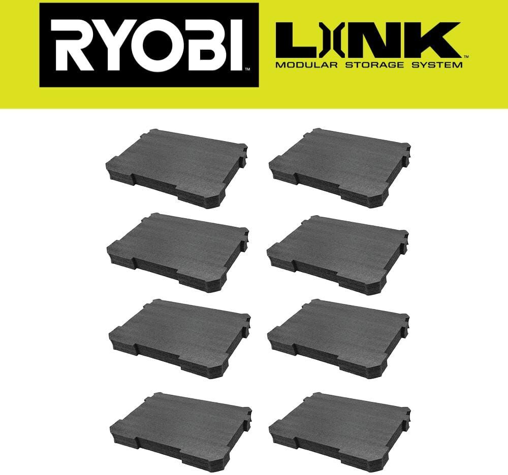 RYOBI LINK Tool Box Foam Insert (8-Pack)