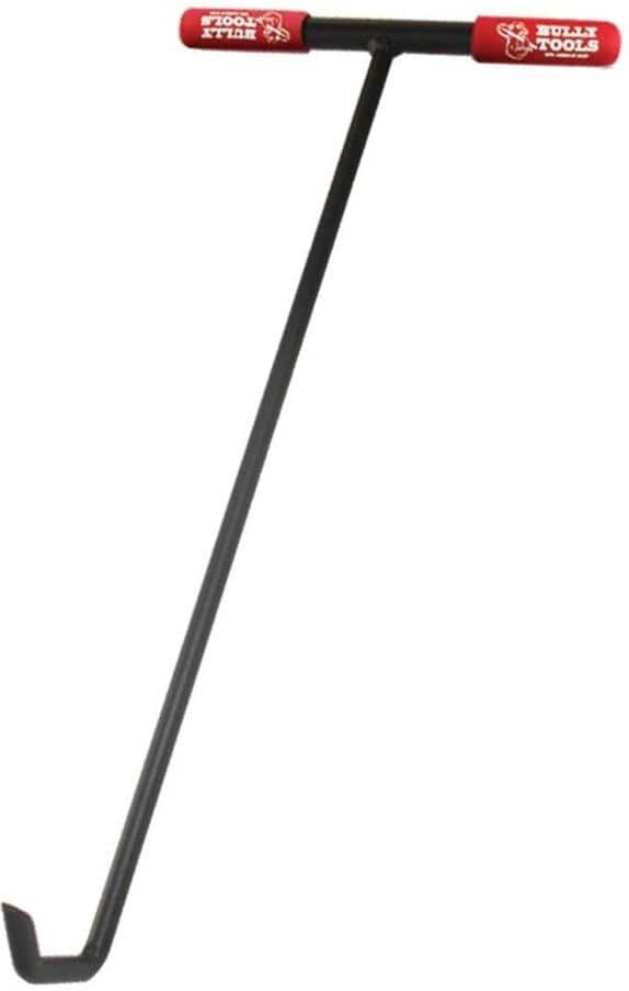 Bully Tools 24 in. Manhole Cover Hook with Steel T-Style Handle