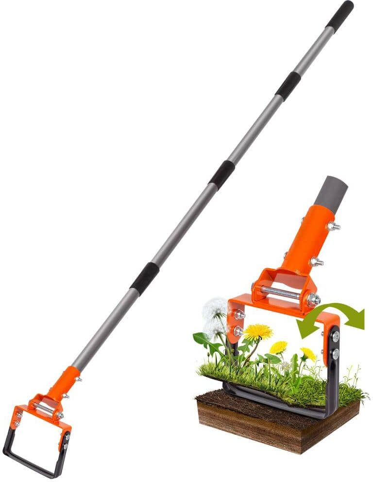 WaLensee 67-in. Adjustable Garden Action Hoe for Weeding, Stirrup Hoe and Hula-Hoe for Gardening Weeder Cultivator