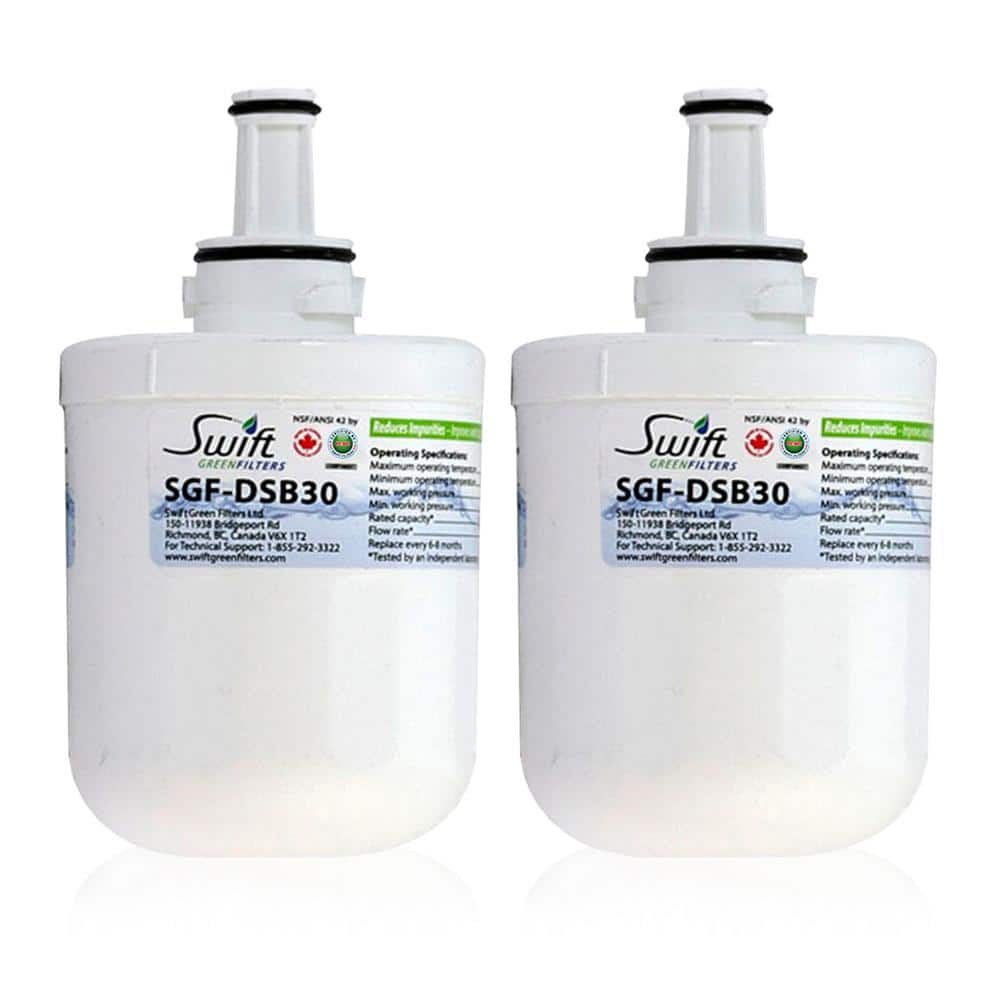Swift Green Filters Replacement Water Filter for Samsung DA2900003, DA6100159, TADA2900003A (2-Pack)