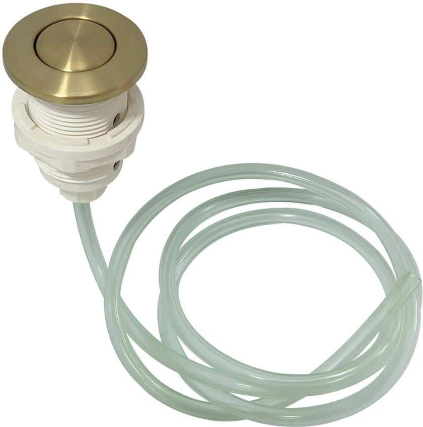 Kingston Trimscape Gourmetier Disposal Air Switch Button in Brushed Brass