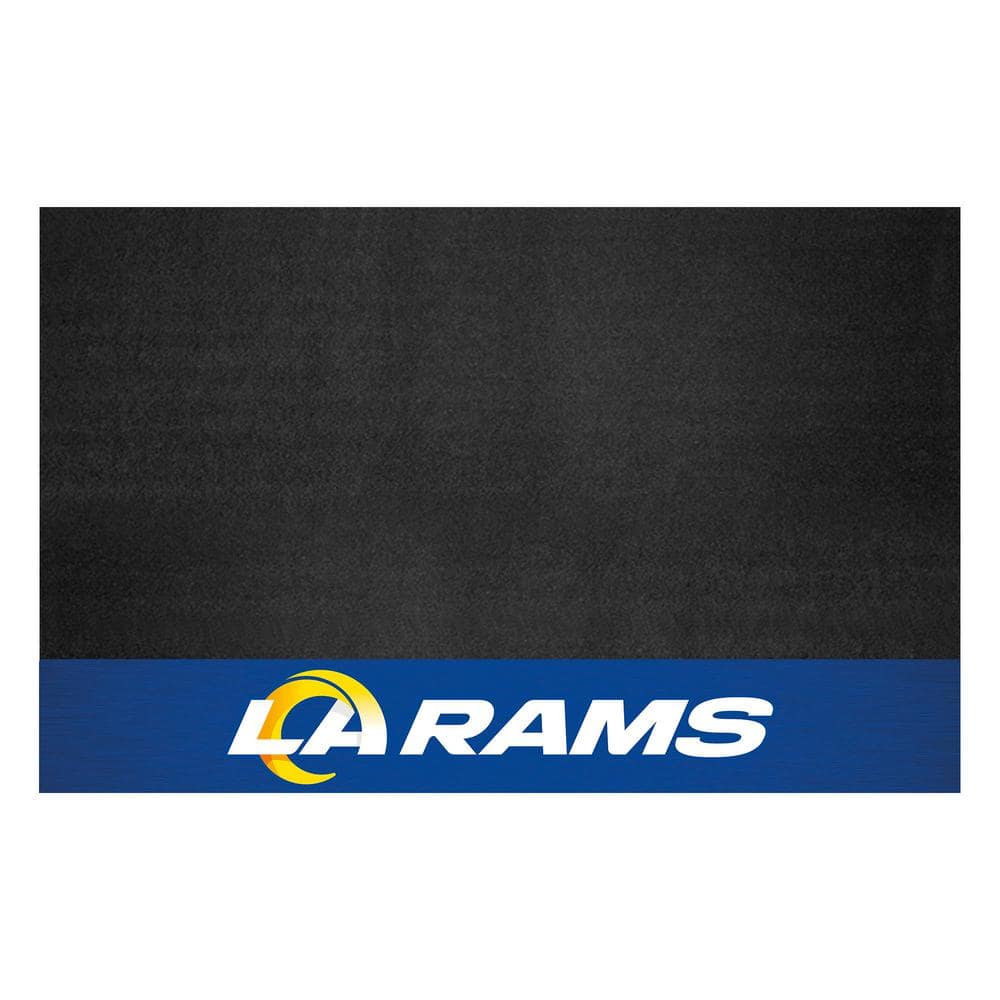 FANMATS Los Angeles Rams 26 in. x 42 in. Grill Mat