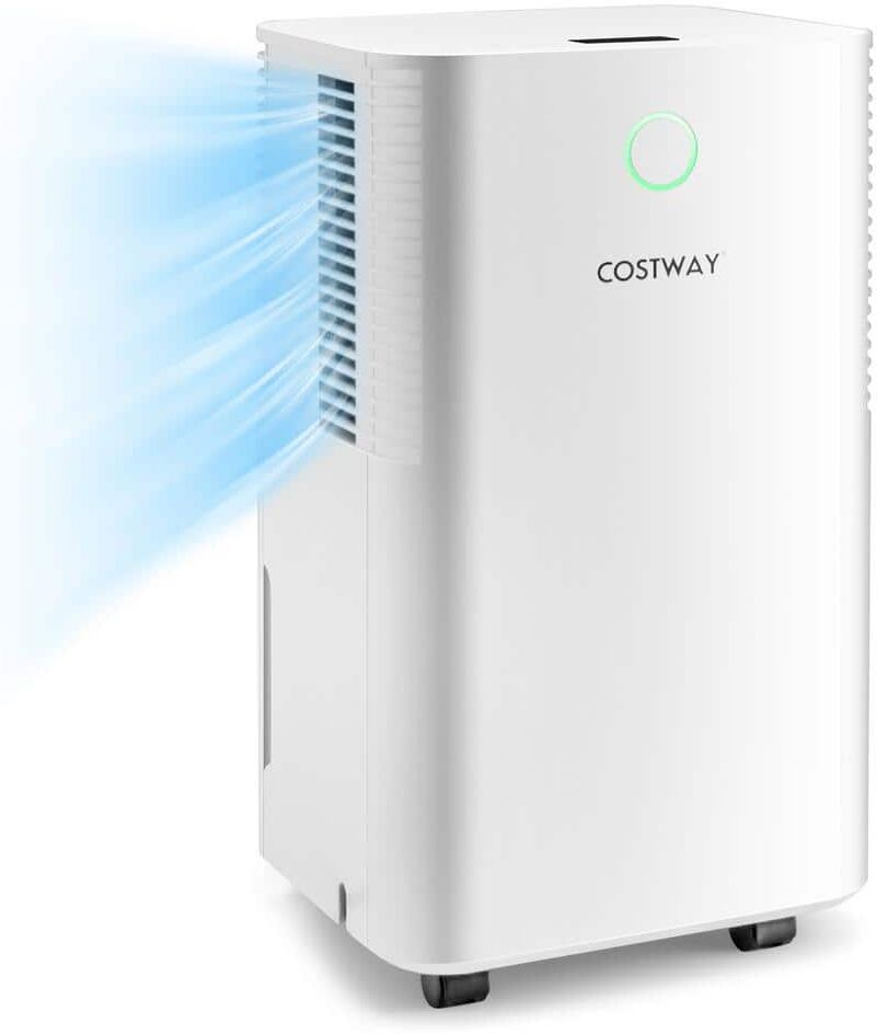 Costway 1750 sq. ft. 32-Pints Dehumidifier with Auto Defrost and 24H Timer Drain Hose