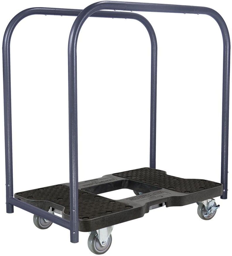 SNAP-LOC 1,500 lbs. Capacity Industrial Stength Professional E-Track Panel Cart Dolly in Black