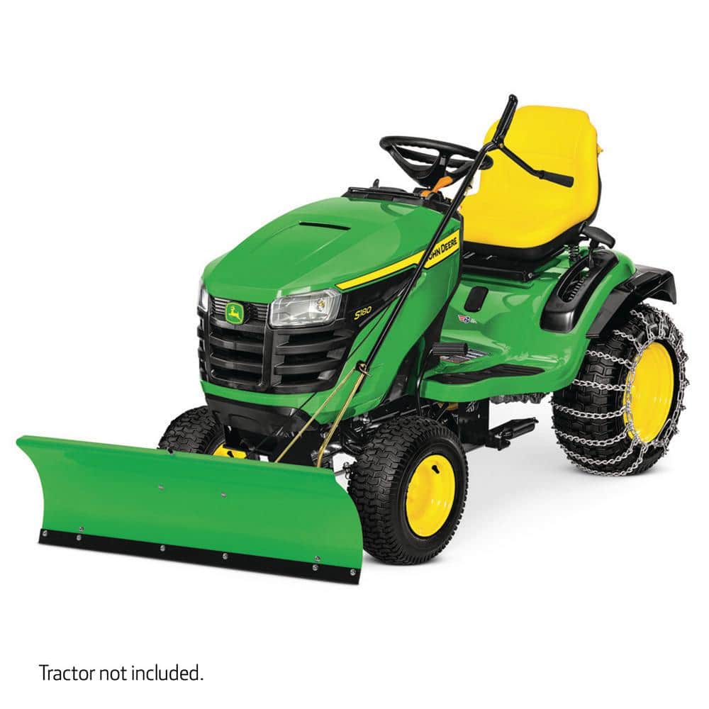 John Deere 46 in. Front Blade Snow Plow Complete Attachment Package for 100 Series Tractors with 48 in. or 54 in. Decks