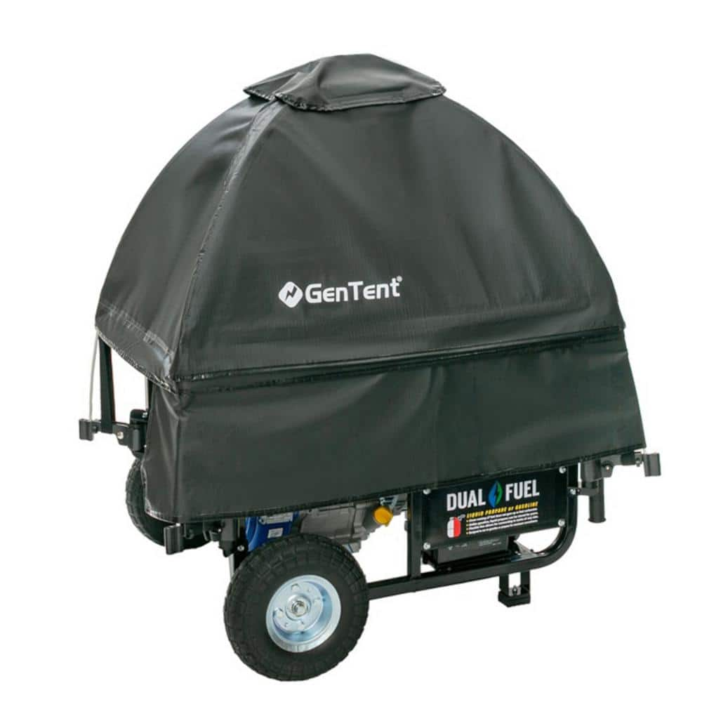 GenTent Generator Running Cover - Universal Kit (Standard, Black) - for Open Frame Portable Generators