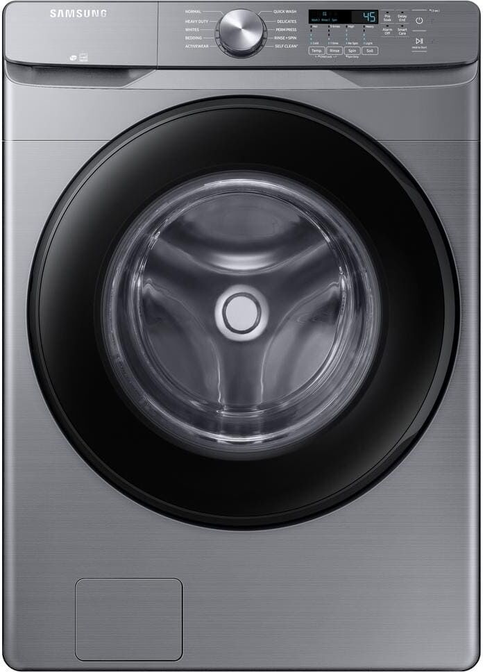 Samsung 4.5 cu. ft. High-Efficiency Front Load Washer with Self-Clean+ in Platinum