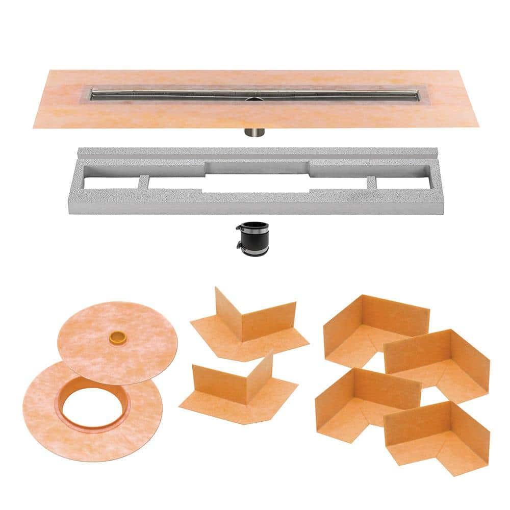 Schluter Kerdi-Line 47-1/4 in. Stainless Steel Channel Body