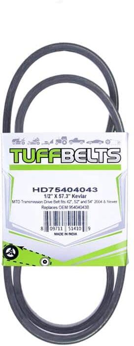 MTD Lawn Tractor Transmission Drive Belt fits 42 in., 52 in. and 54 in. 2004 and Newer Replaces 95404043