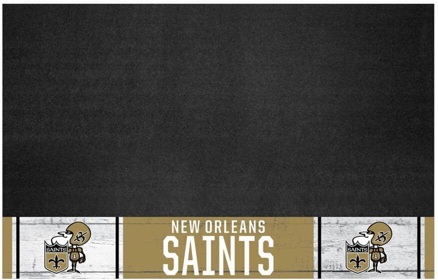 FANMATS 42 in. New Orleans Saints Vintage Grill Mat