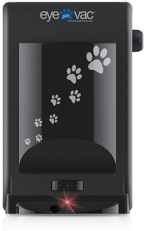 EyeVac Touchless Pet Vacuum in Black