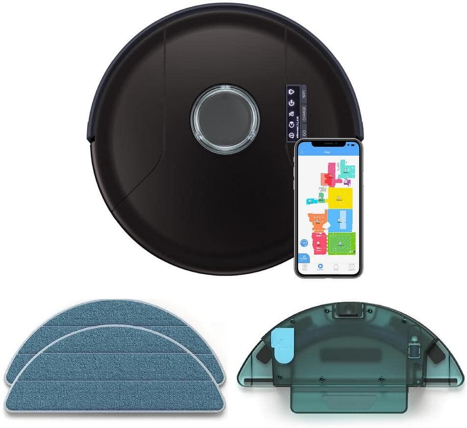 bObsweep PetHair SLAM Robotic Vacuum Cleaner and Mop in Jet