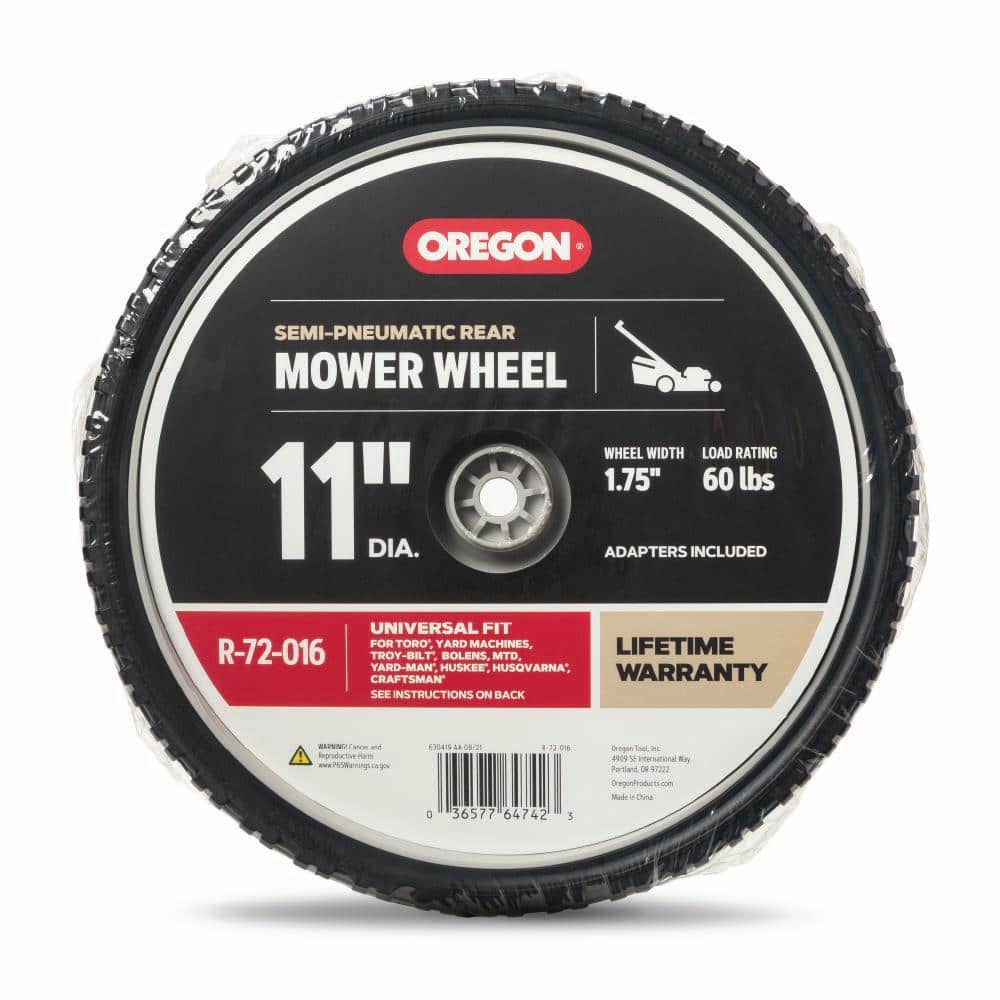 Oregon 11" Rear Wheel for Walk-behind Mowers, Universal Fit (R-72-016)