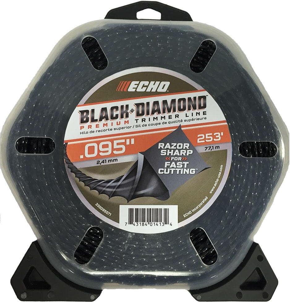 ECHO .095" Black Diamond Trimmer Line (253 ft.) Large Clam