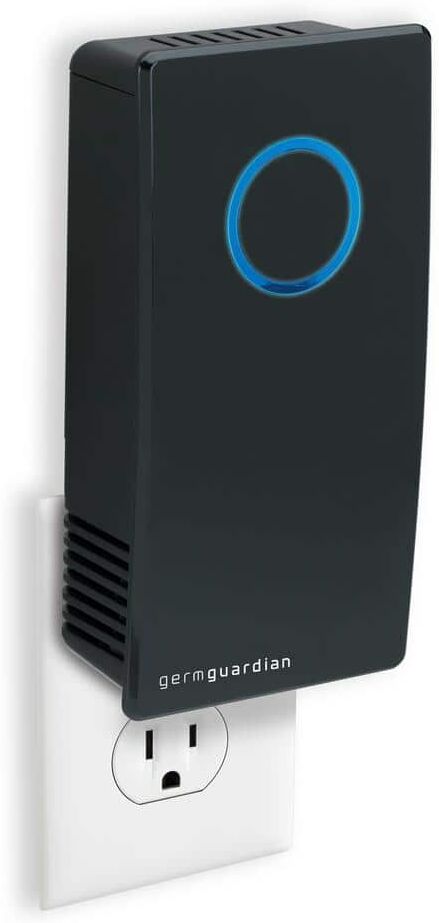 GermGuardian Elite Pluggable Air Purifier and Odor Reducer with UV Sanitizer for Small Rooms, Black