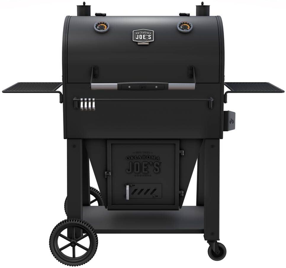 OKLAHOMA JOE'S Marshal Centerbox Charcoal Smoker, 1200 sq. in. Black