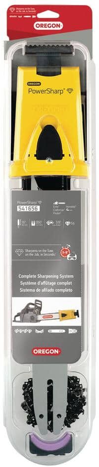 PowerSharp Starter Kit 16 in., Fits Echo, Craftsman, Homelite, PS56 sawchain, guide bar and bar-mount sharpener (541656)