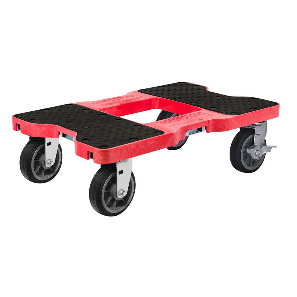 SNAP-LOC 1,500 lbs. Capacity All-Terrain Professional E-Track Dolly in Red