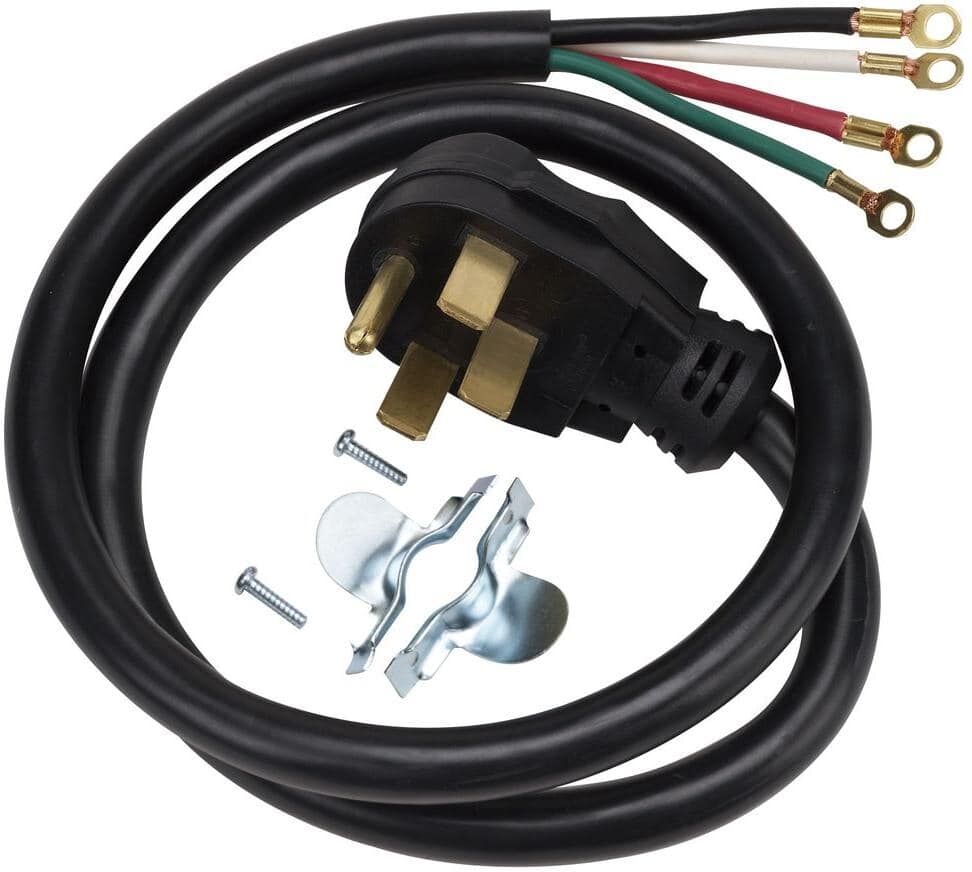 Range Cord for Universal for most free-standing electric ranges with a 4-prong receptacle