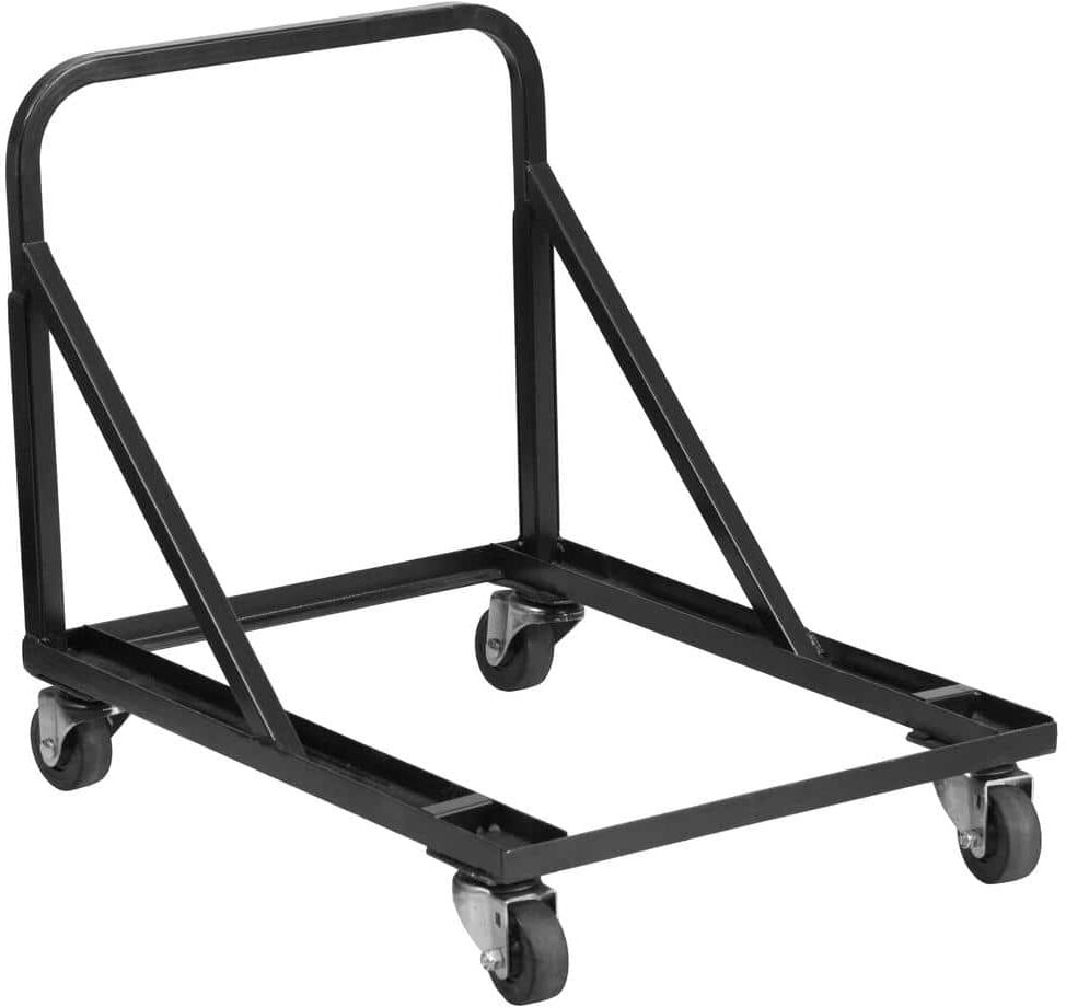 Carnegy Avenue Metal Dollies and Hand Trucks Utility Cart in Black