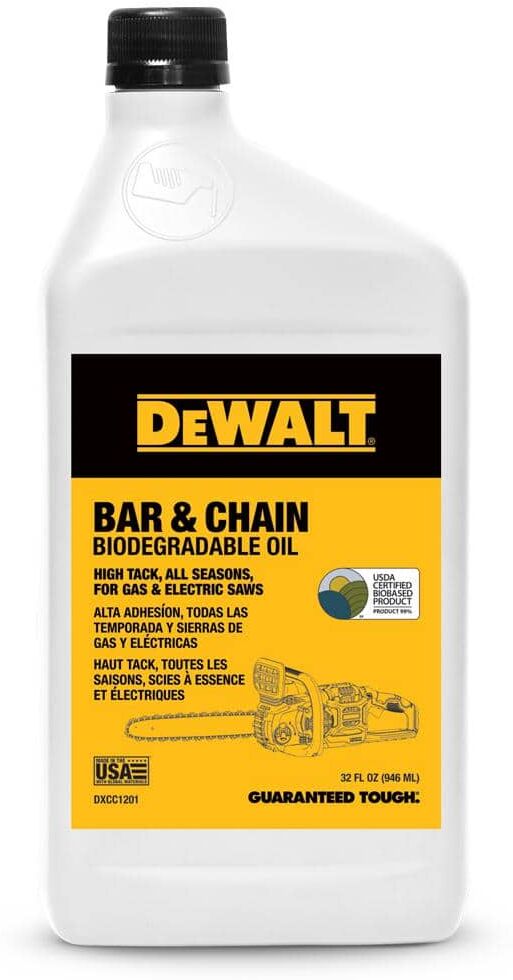 DeWalt 12-pack, 32 oz Biodegradable Bar and Chain Oil