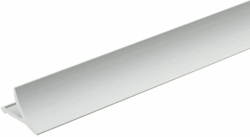 DURAL T-Cove High Gloss Nickel 5/8 in. Profile Tile Edging Trim