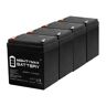 MIGHTY MAX BATTERY 12V 5AH Battery Replaces Liftmaster 475LM Garage Door Opener - 4 Pack