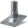 Master Flow 1.5 in. 26-Gauge Pivot Pipe Boot Flashing Galvanized in Gray