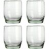 4-Piece 8.2 oz. Clear Glass Spanish Double Old Fashion Set