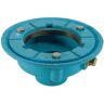 JONES STEPHENS 2 in. Code Blue Cast Iron No Hub Drain Base (Body) with 7 in. Pan and 3-1/2 in. Spud Size