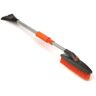 Emsco Bigfoot Series 42 in. Telescoping Swivel Head Car Snow Brush and Ice Scraper w/ Comfort Grip