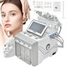 VEVOR 7 in. 1 Hydrogen Oxygen Facial Machine Hydro Facial Cleansing Machine with 7 in. LCD Screen, 6 Skincare Probes for Spa