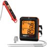 ThermoPro Dual Probe 650 ft. Smart Wireless Meat Thermometer with Waterproof Digital Instant Read Thermometer Companion